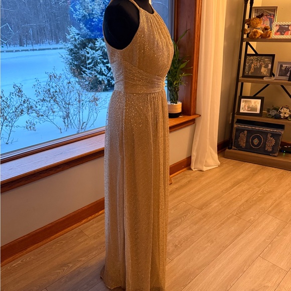 Vince Camuto Gold Maxi Dress - Picture 3 of 8